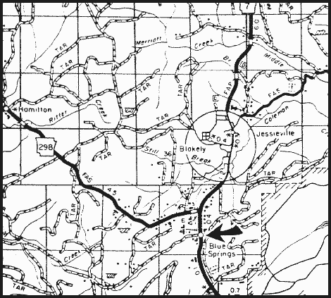 map of Garland County