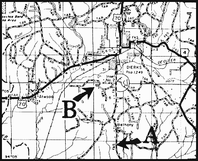 map of Sevier County