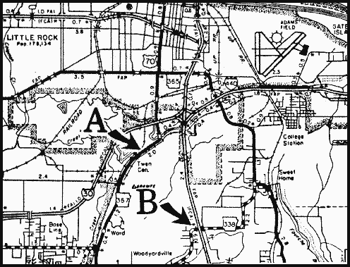 map of Pulaski County